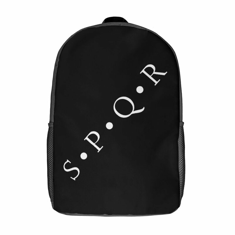SPQR Spqr-mochila de 17 pulgadas, bolsa de almuerzo segura, bolso de viaje, Vintage, 3 en 1