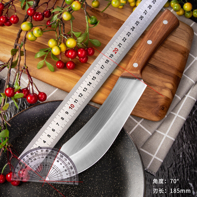 Cuchillo de Chef de acero inoxidable, utensilio de cocina profesional, hecho a mano, para carnicero, accesorios de cocina