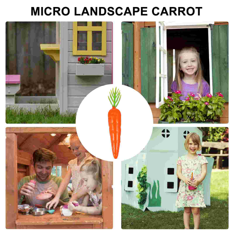 40 Stück Spielzeug Mikro Landschaft Villa Zubehör Kind Baby Mini Spielzeug für Kinder Kuchen Topper Schaum gefälschtes Gemüse