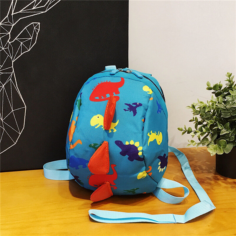 Lovely Children Cartoon Backpacks Boys/Girls Kindergarten Animals 3D Dino Dinosaur Baby Shoulder Bags Anti-lost Schoolbags