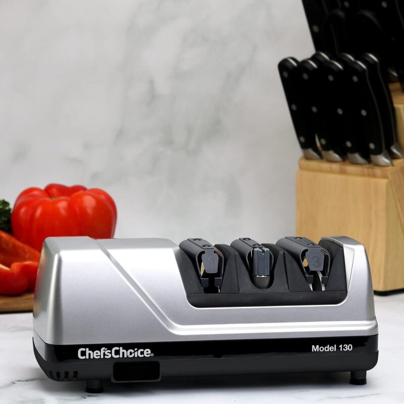Stacja do ostrzenia noży Chef'sChoice 130 profesjonalny elektryczny do 20-stopniowego prostego i ząbkowanego noży diamentowych