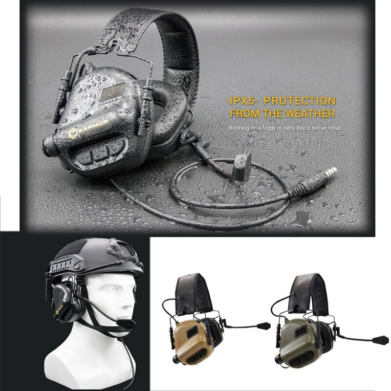 M32 taktische Ohren schützer Headsets mit elektronischer Geräusch unterdrückung und Kommunikation kopfhörern für das Training der Spezial einheiten