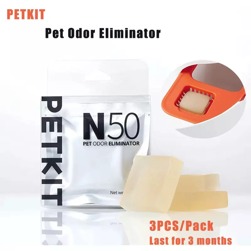 1-7 упаковок PETKIT дезодорант кубик N50 для PETKIT PURA MAX коробка для кошачьего туалета автоматические принадлежности для кошек petkit pura max аксессуары