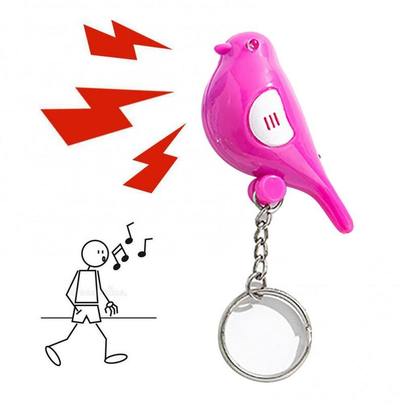 Gwizdek lokalizator kluczy Anti-Lost LED migający piszczący kontrola dźwięku Alarm gwizdek lokalizator kluczy brelok torba dla dzieci lokalizatora lokalizator portfela