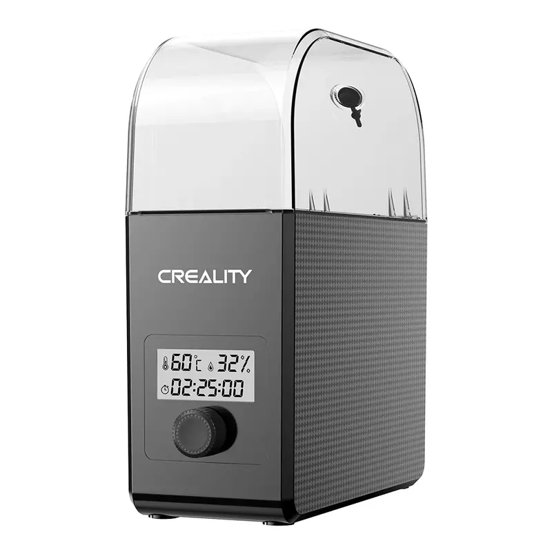Creality-Real-time Humidity Monitoring Hot-Air Heating Box, Filamento 2.0, Temperatura Ajustável, 45 ℃-65 ℃, 0-24h Setting, 1kg, Novo