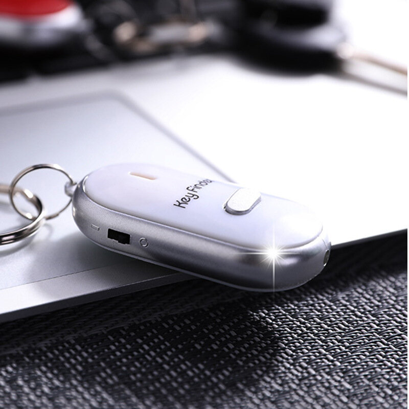 Localizzatore portachiavi bip e flash fischio Key Finder portachiavi localizzatore di controllo del suono portatile trova chiavi perso allarme di sicurezza