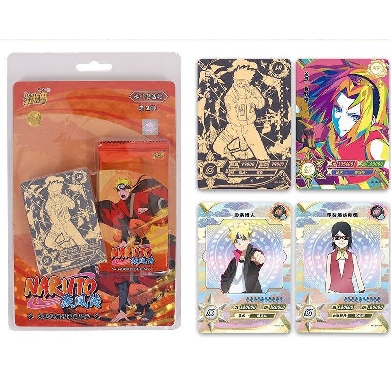 بطاقات إصدار كايو ناروتو نينجا أسطورة SP LR Collector ، هدية جامع BP ، روديو ضد هواية ورقية نادرة