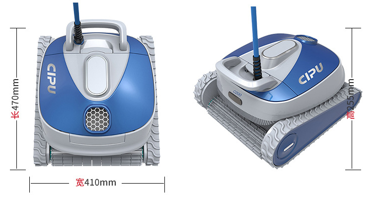 Robot aspirador automático azul para piscina, nuevo estilo, venta de fábrica, precio al por mayor, alta calidad