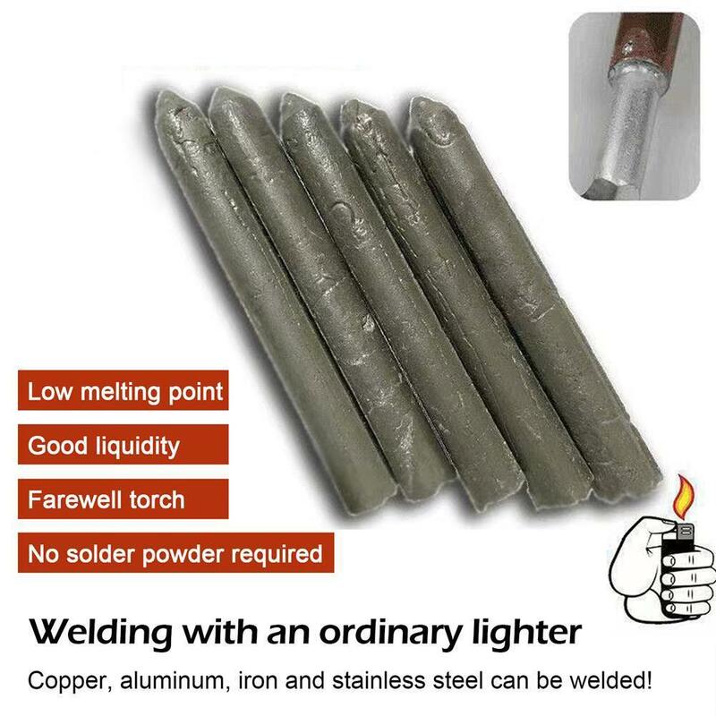 Low Temperature Welding Rods Aluminum Stainless Steel For Repair Holes Easy Melt Copper Iron  Holes Agent Kits 3/6pcs