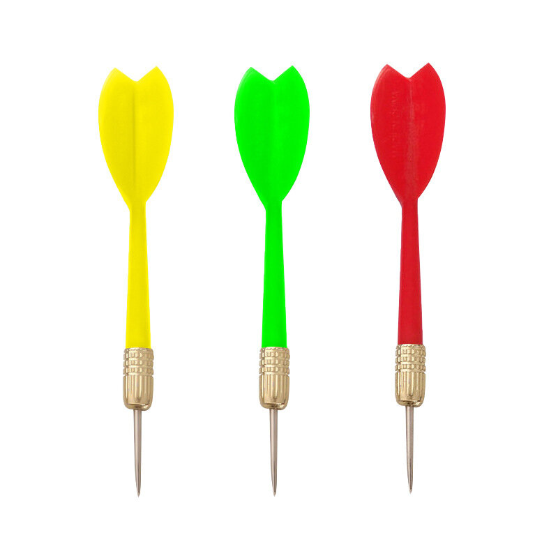1pc colorido plástico dardos jogar jogo indoor esportes entretenimento jogo dardos suprimentos dardo vara
