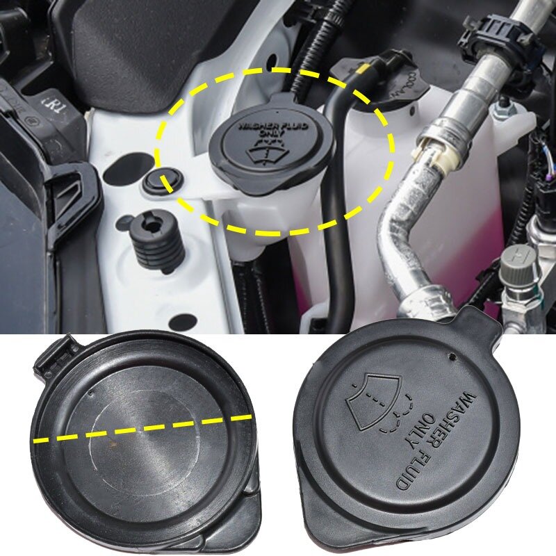 1X Figzero tutup tangki air mobil, pelindung kaca depan otomatis untuk Lexus LX570 penutup tangki cairan cuci
