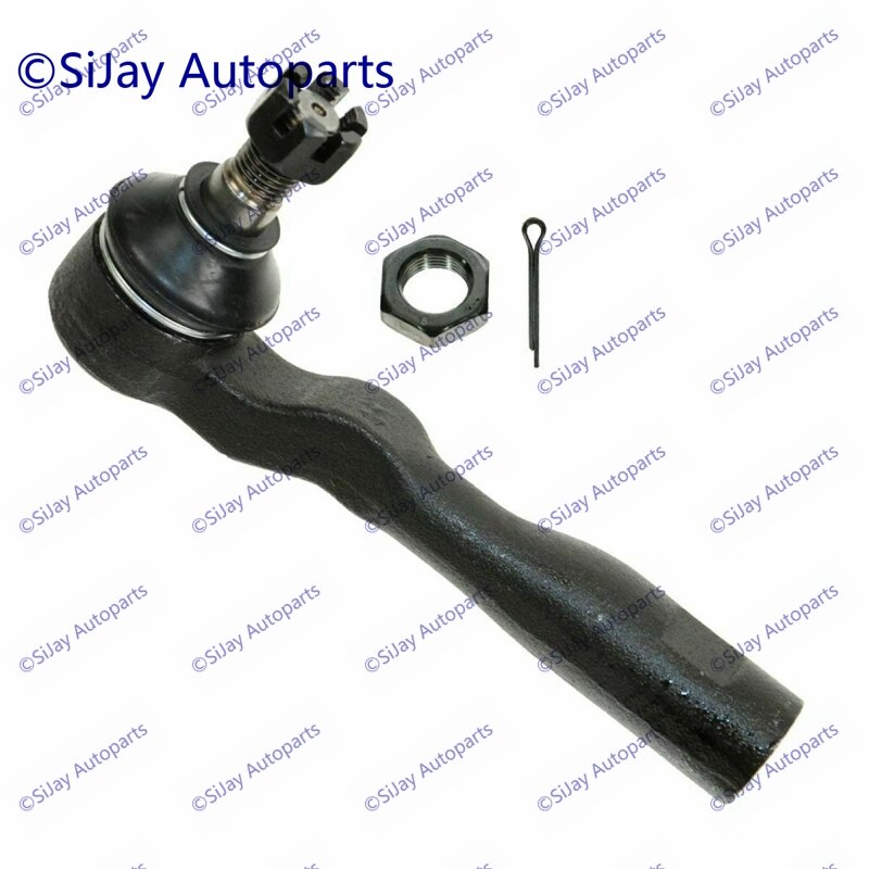 Set of 2 Steering Rack Outer Tie Rod Ends For Toyota Sequoia Tundra 2003-2007 ES80381 ES80382 45046-09210 45047-09090