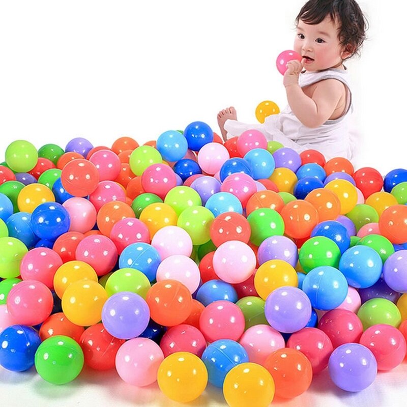 1 PC Swim Fun Colorful Soft Plastic Ocean Ball Secure Baby Kid Pit Toy