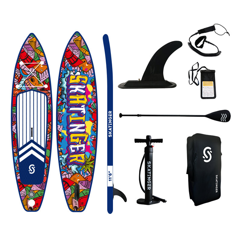SKATINGER OEM wholesale KOI  sup boards paddle surf  waterplay surfing surf boar standup paddleboard inflatable paddle board