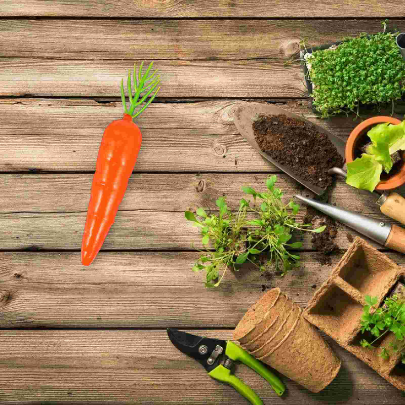 40 шт. микро-ландшафтный пирог аксессуары для виллы детская морковка искусственные овощи Пена Реалистичная Морковка