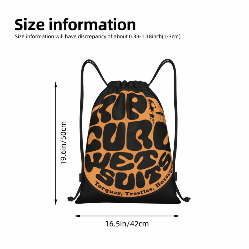 Rip Curl Australia Surf Portable Drawstring Bags Backpack Storage Bags Outdoor Sports Traveling Gym Yoga