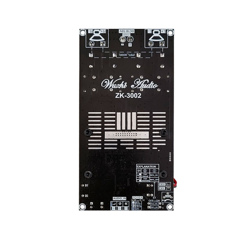 ZK-3002 TPA3255 Pure Rear Level Digital Amplifier Board Stereo 300W X2 Bridged Mono 600W AMP Music