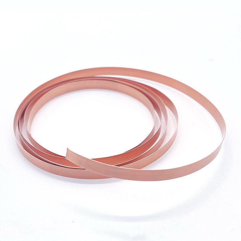 Tira de cobre puro de 10M de espesor, cinta de soldadura para paquete de batería de litio 0,15, 0,2, 0,3, 0,4mm