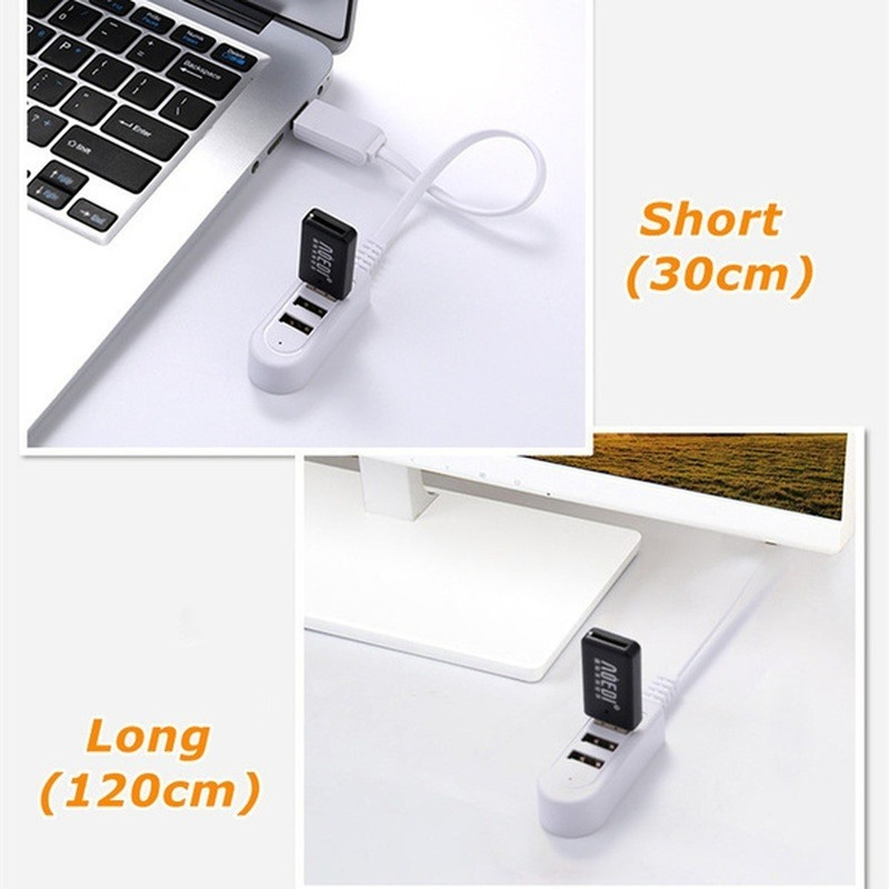Bộ Chia Usb Mới Micro USB Hub Đa Cổng USB 3 Cổng Hub USB Tốc Độ Cao Thích Hợp Cho máy Tính Phụ Kiện Máy Tính