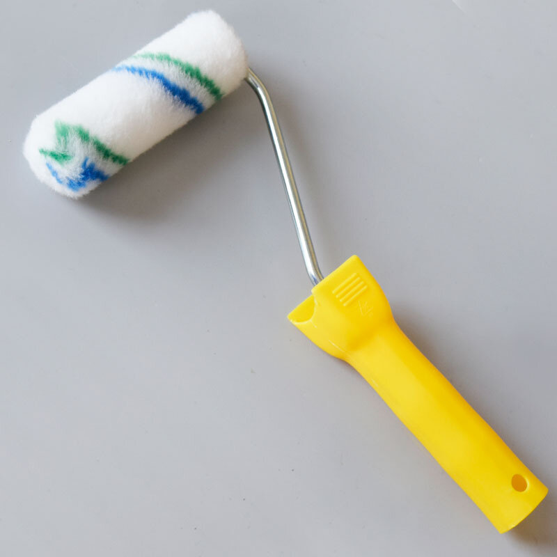 4 polegadas rolo escova polegar rolo núcleo estaleiro fibra de vidro reforçado plástico mini pequeno rolo pintura escova