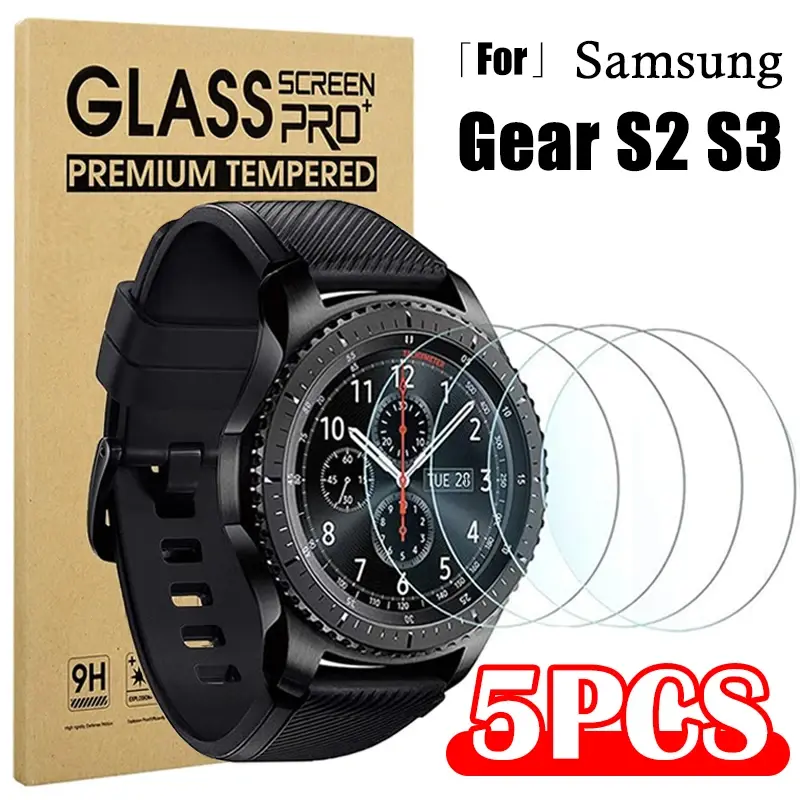 For Samsung Gear S2 S3 Classic Frontier Sports Watch HD Tempered Glass Screen Protectors Film Scratchproof Anti-Explosion Cover