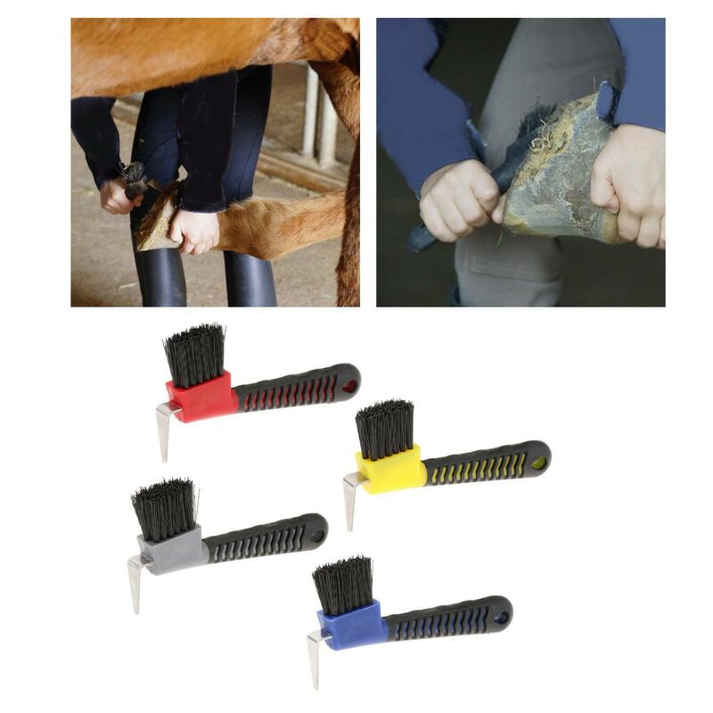Pezuña de caballo para botas de trabajo, cepillo ecuestre, herramienta de aseo, pezuña de Animal