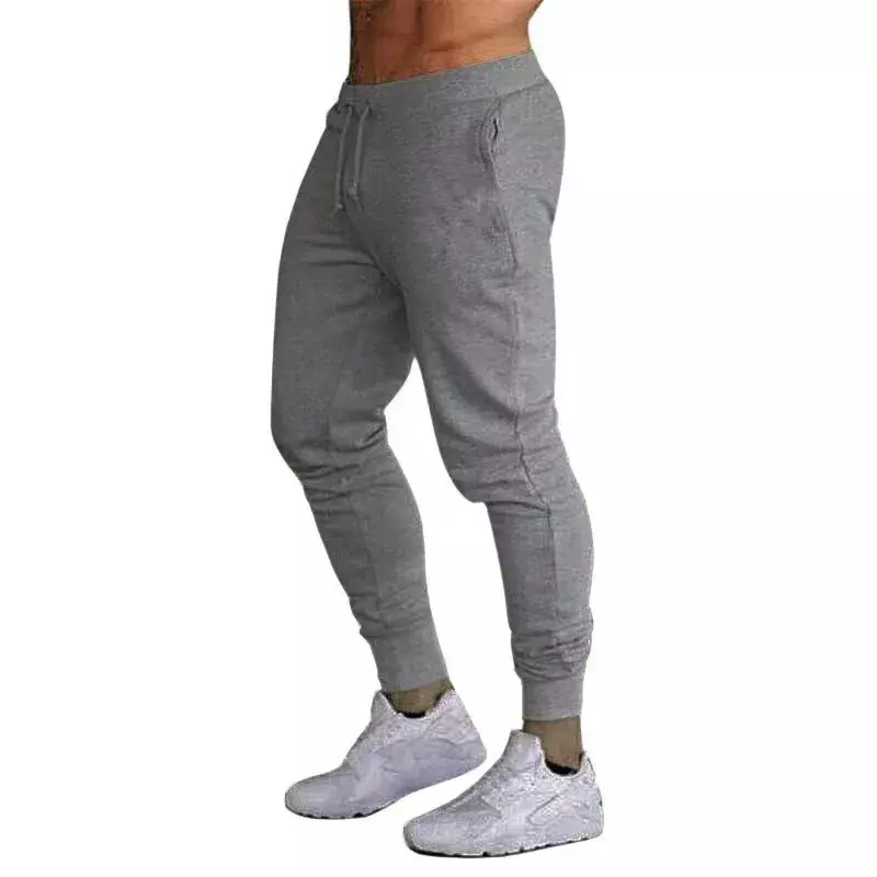 Calça de malha casual masculina, calça de secagem rápida, calça basculadora, calças para fitness, treino, corrida, basquete