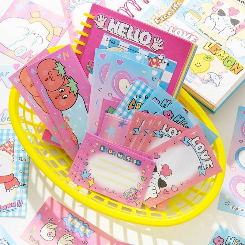 Memorandum Memo Pads Material Paper INS Note Pads To Do List Note Paper Thickness Non-Sticky Decoration Paper Stationery