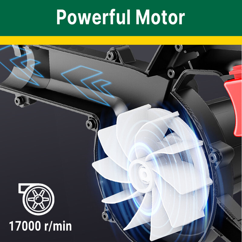 Luchtblazer 2-In-1 Blazen & Zuig Elektrische Bladblazer Stofafscheider Voor Huisdier Haar Auto Voor Makita 18V Batterij Zonder Batterij
