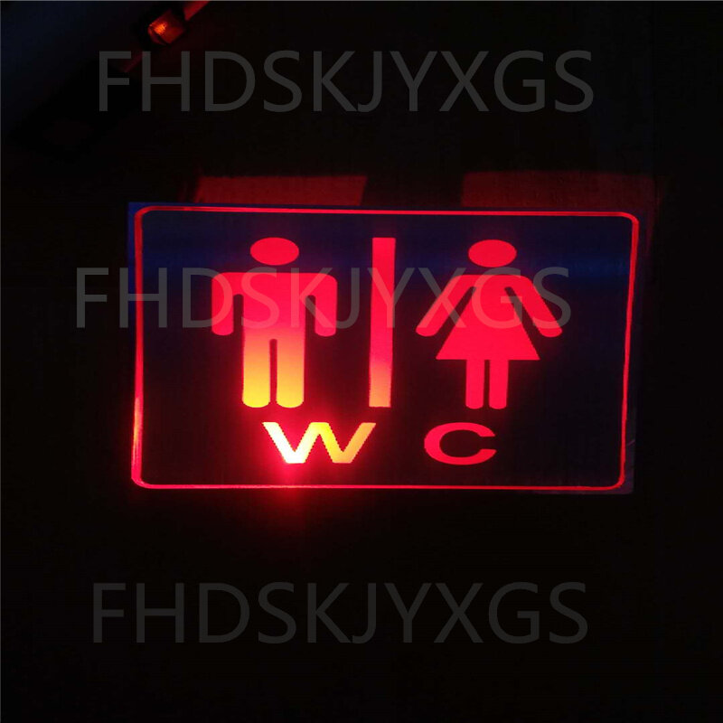 ไฟฉุกเฉิน LED สำหรับชายหญิงโคมไฟห้องน้ำ WC ในร่มไม่มีการสูบบุหรี่ WIFI สำหรับการตกแต่งในพื้นที่สาธารณะ