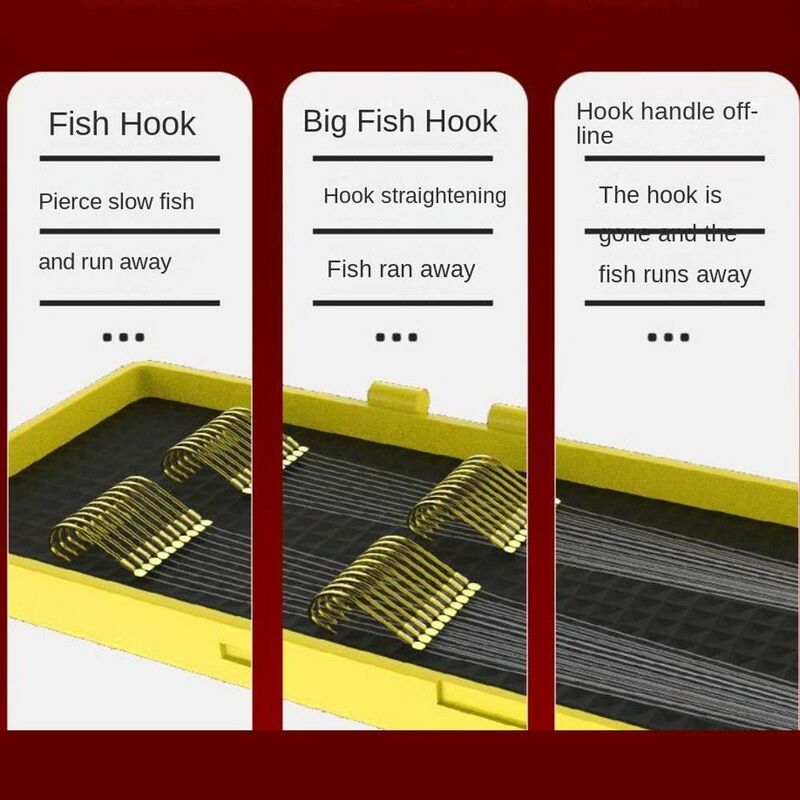 20pcs/set High Tensile Force Sub-line Double Hook Wear Resistant No Running Fish Fishing Sub-line Set Tenacity Carbon Steel