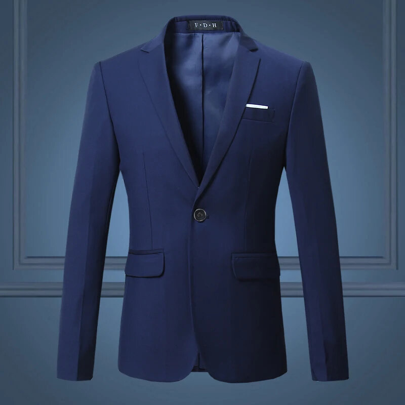 T47 Gentleman Herren schlank lässig weiß Anzug Marke Herren Business Casual Flow einfarbig Anzug