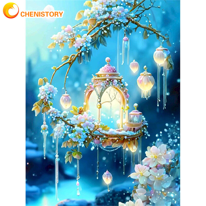 CHENISTORY DIY Crafts Diamond Painting Scenic Mosaic Cross Stitch 5D Diamond Embroidery New Arrival Handmade Home Decor Gift