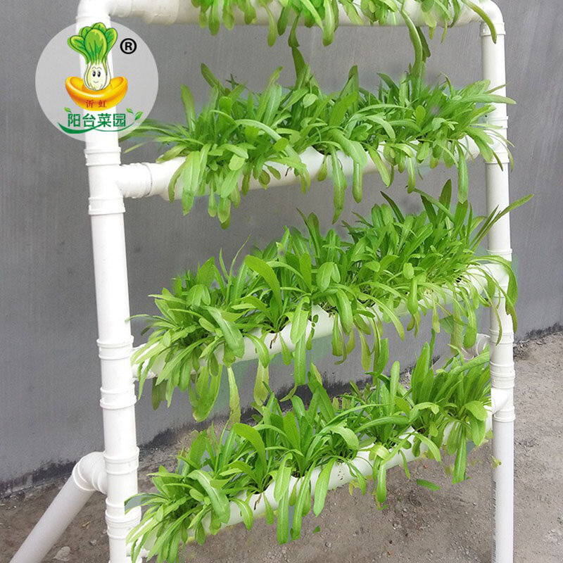 Flower Rack PVC Planting System Vegetable Pot Soil Cultivation Balcony Flowerrack Vertical Gardening Equipment Household Planter