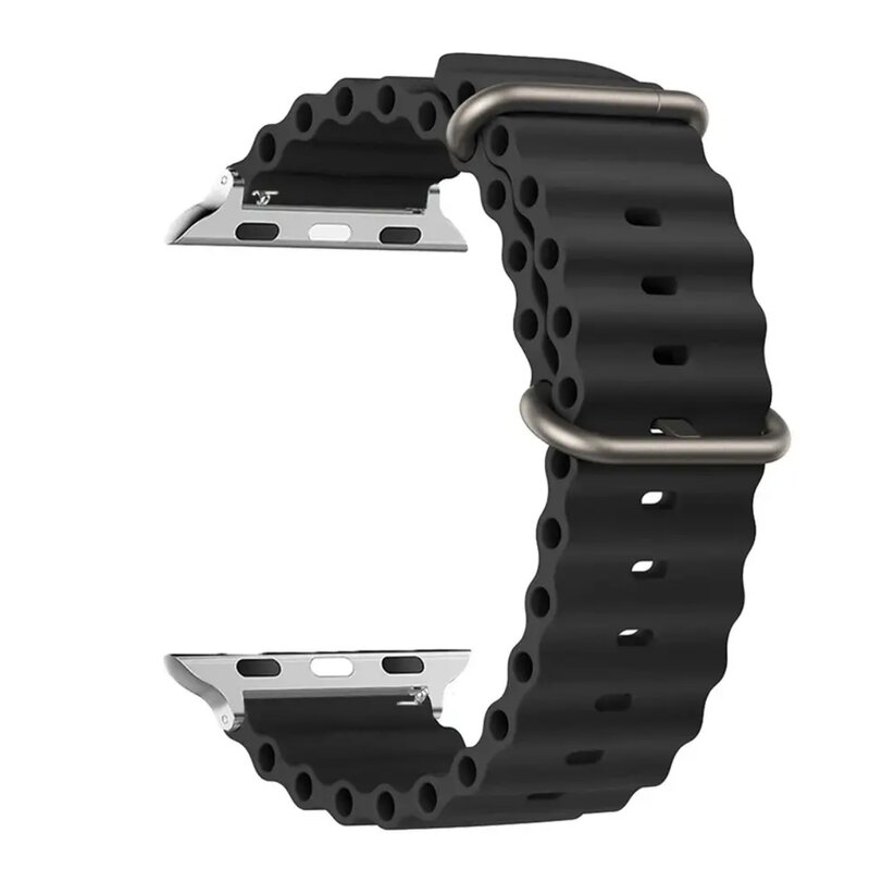 Ocean Strap para Apple Watch Ultra, Original 1:1 Bracelete, 49mm Band, 44mm, 45mm, 40mm, 41mm, 42mm, iWatch Series 8, 7, 6, 5, 4, 9, SE