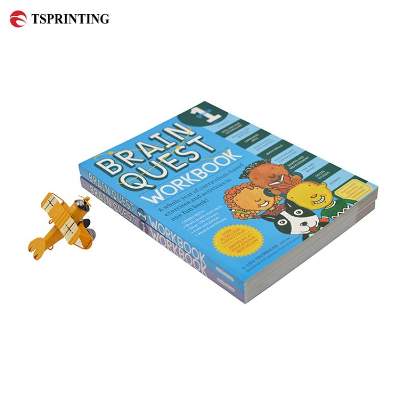 custom Paperback Soft Cover Puzzle Softcover Books Printing for Children Customized on Demand Perfect Binding Book Printing Serv