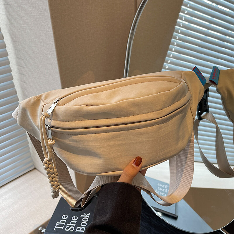 Модная нагрудная сумка унисекс, мужская сумка-мессенджер через плечо для женщин, Студенческая Повседневная универсальная сумка из ткани «Оксфорд» с широким ремешком