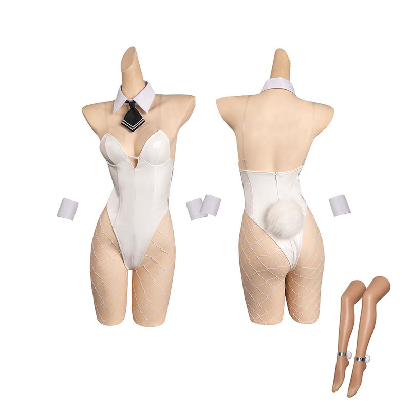 NIKKE-Costume de Cosplay Blanc pour Fille et Femme, Uniforme Sexy, la Déesse de la VicQuantité, Bunny Girl, Tenues d'Halloween, Déguisement de ixImbibé