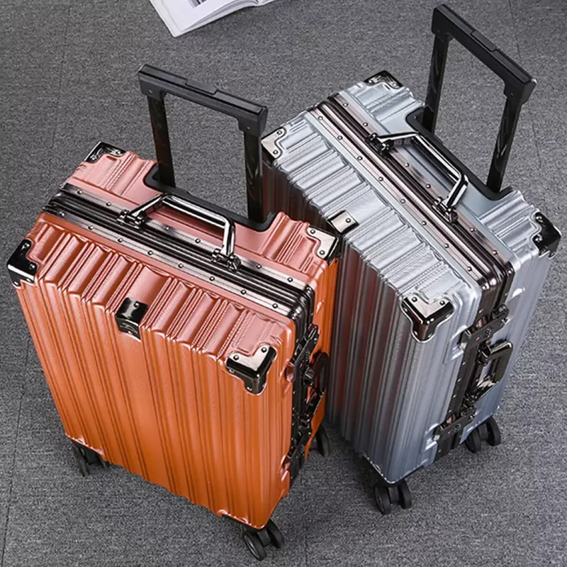 Maleta ancha multifunción de gran capacidad, maleta con ruedas universales silenciosas, equipaje para estudiantes