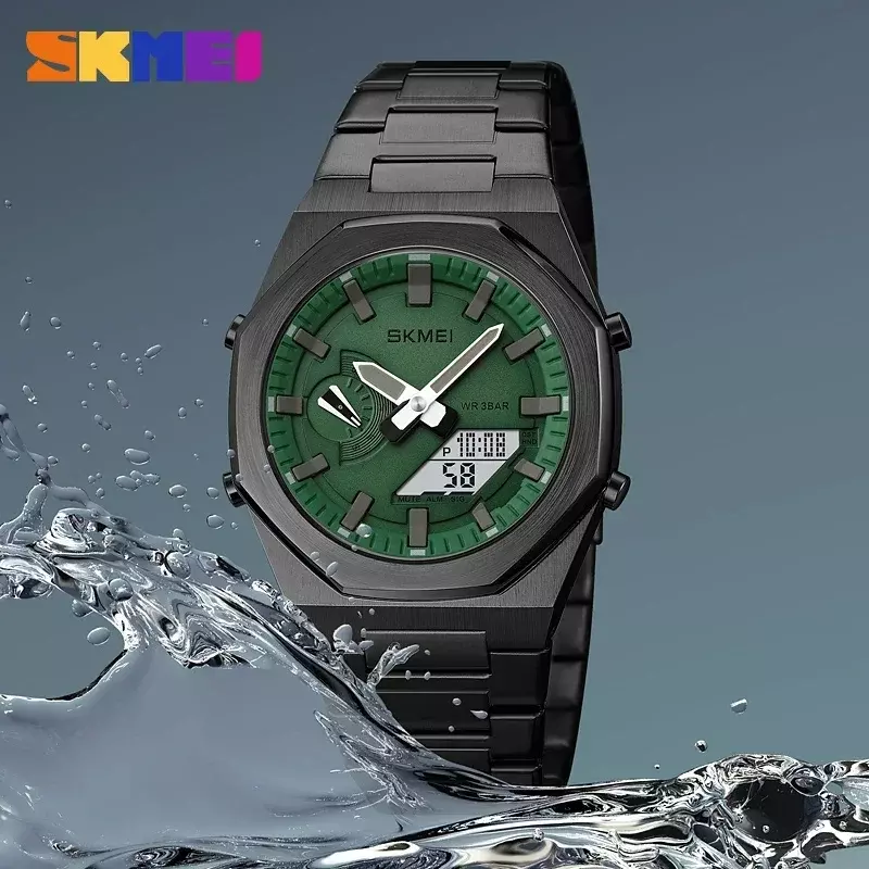 Skmei Fashion Casual Business Quartz Horloge 1816 Licht Datum Waterdicht Polshorlogio Masculino Heren Sporthorloges