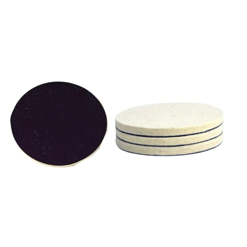 1-7 Polegada feltro de lã almofada de polimento de lã roda mop conjunto adequado para carro polisher brocas reparação pintura 10mm