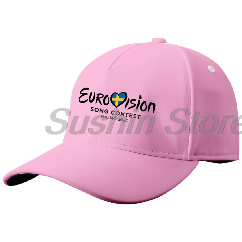 Euro vision 2024 Baseball mützen euro vision Song Contest Merch Frauen Männer Trucker Hüte Sommer Outdoor Sport Sonnen kappe