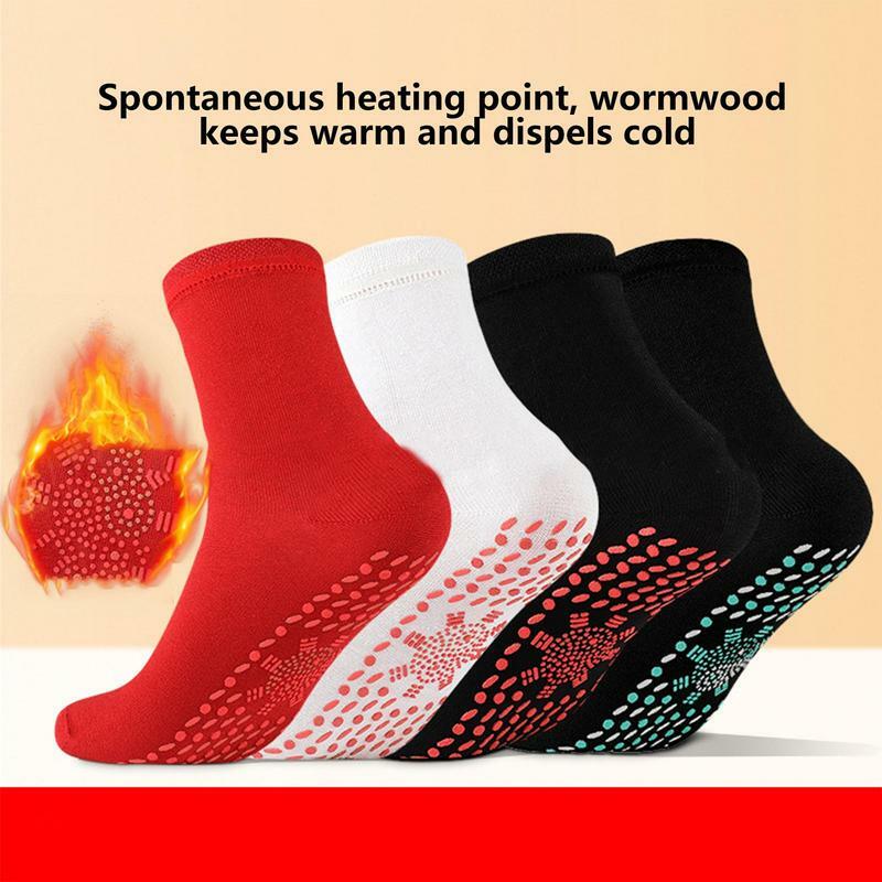 Self-Heating Warm Massage Socks cold resistant Winter Ski Sports Sock For Winter Pain Relief Warm Massage Sport Yoga Socks