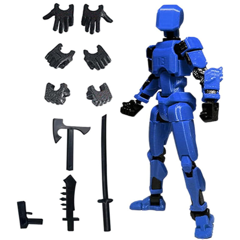 Robô Shapeshift Móvel Multi-Articulado, Manequim Impresso 3D, Figuras de Ação Dummy 13, Brinquedos para Crianças e Adultos, Jogos para Pais e Filhos, 2.0