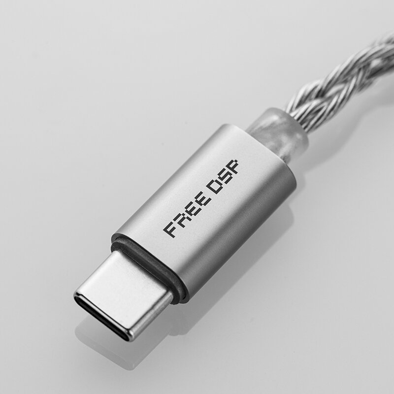 MOONDROP USB-C DSP Gratis kabel Upgrade Earphone penuh seimbang Output Audio headphone In-Ear Line