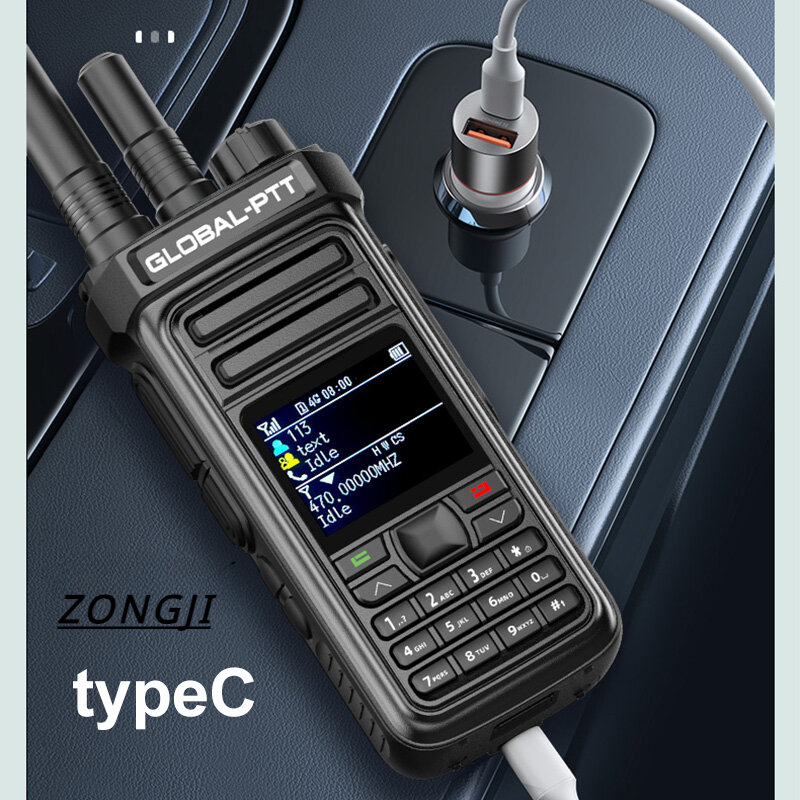 Wurui-G2 Global-PTT POC UHF Walkie Talkie Radio, 500km, longo alcance, carro portátil telefone de rádio bidirecional, profissional, 2pcs