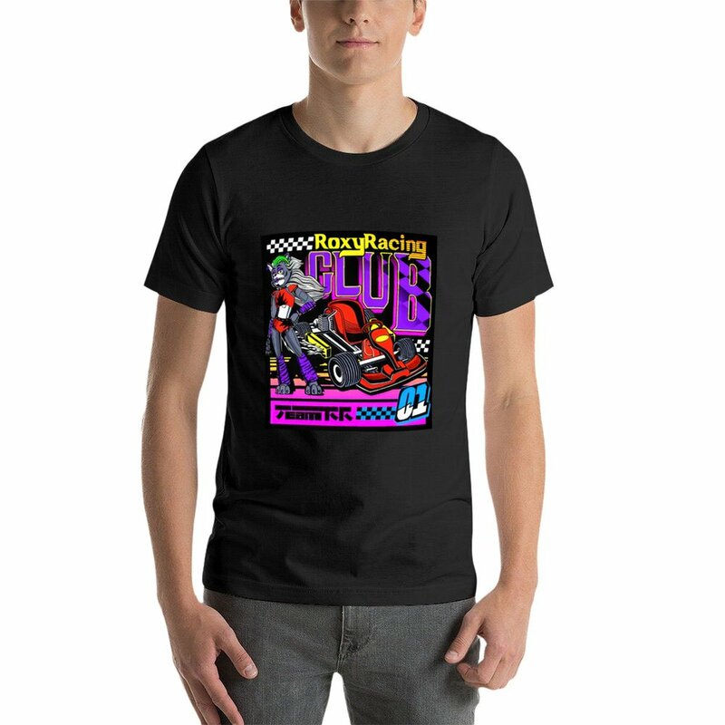 Roxy 레이싱 클럽 티셔츠, 소년용 여름 상의, 재미있는 남성용 그래픽 티셔츠