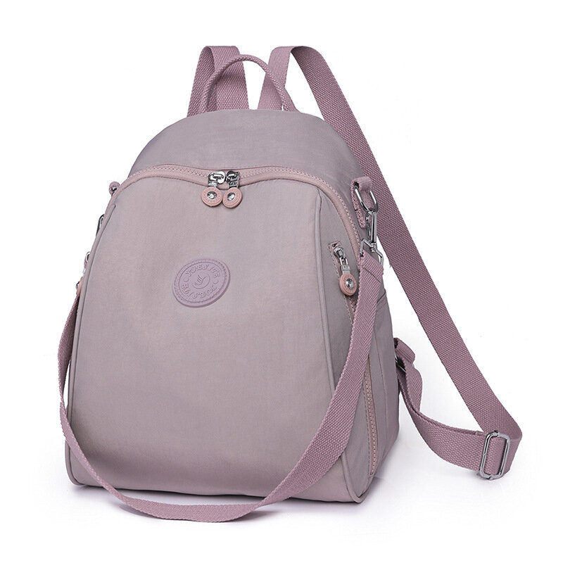 Новый модный рюкзак для девочек-подростков, однотонный рюкзак для отдыха, студенческий рюкзак, женская маленькая Повседневная дорожная сумка, рюкзак