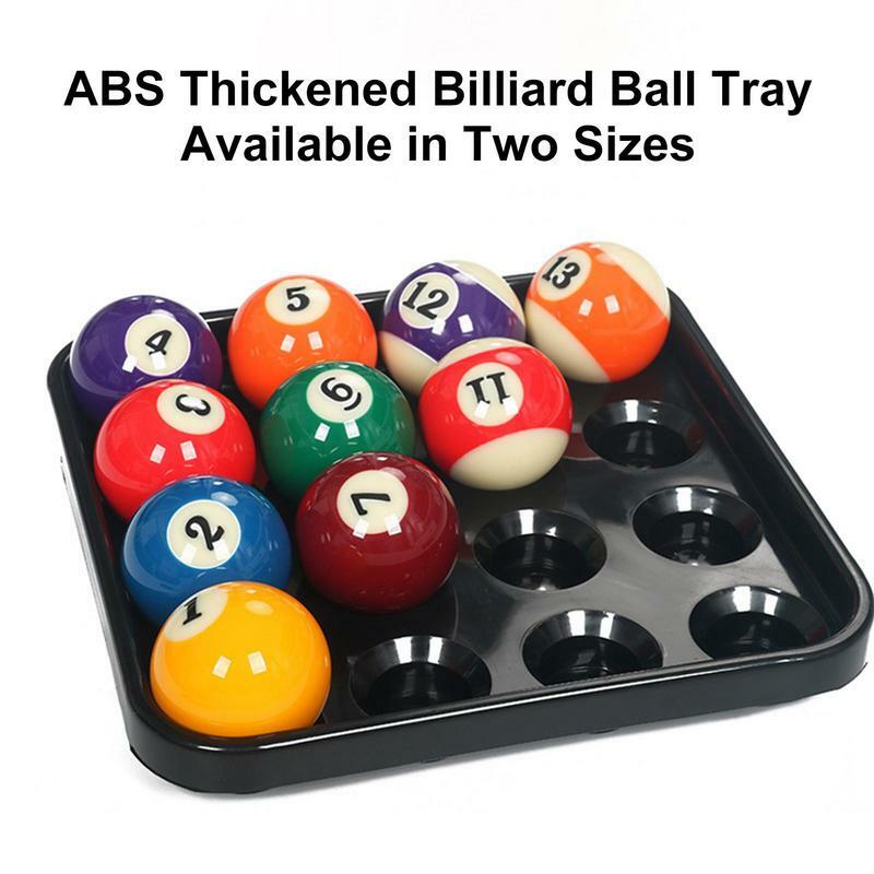 Pool Table Ball Tray ABS Pool Ball Carrying Tray 16 Holes Pool Ball Tray Billiard Ball Holder Snooker Ball Storage Tray