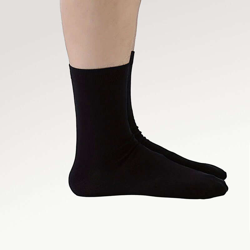 3Pairs High Quality Non-Slip Letter Men Cotton Mid Length Socks Black Sports Sock Soft Running Absorb Sweat Breathable Male SocK